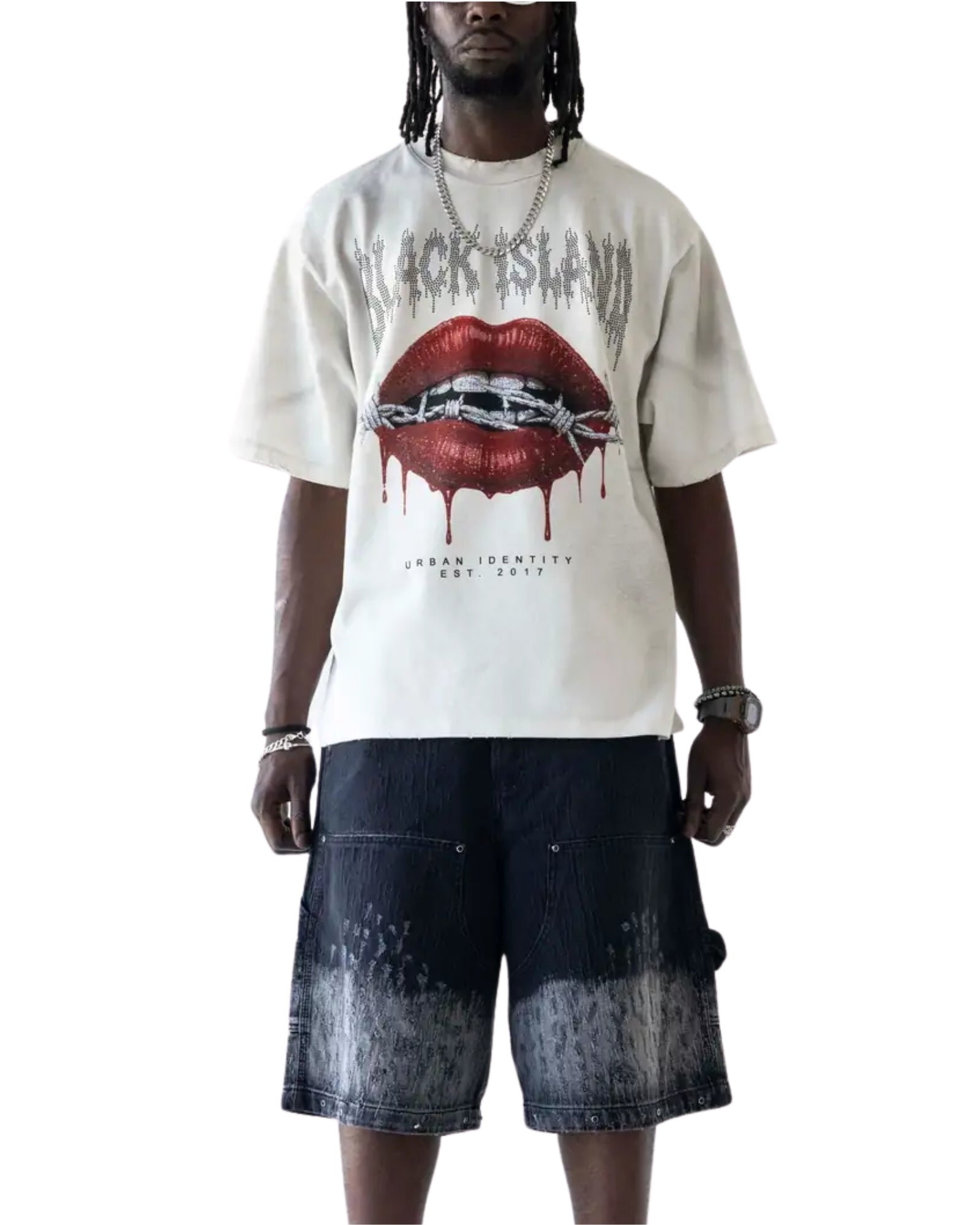 Black Island T-Shirt 2062-WHITE