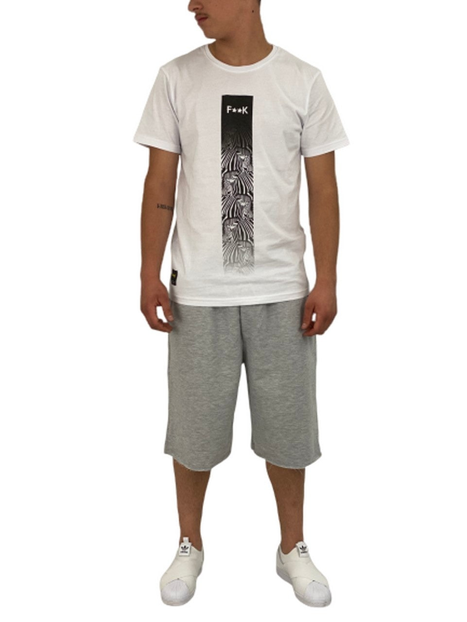 F**K Short FK19-1051U - SanShopLuxury - -50%, 2019, Abbigliamento, Beachwear, F**K, Grigio, L, M, Nero, Outlet, Primavera/Estate, Short, SS19, Uomo, XL