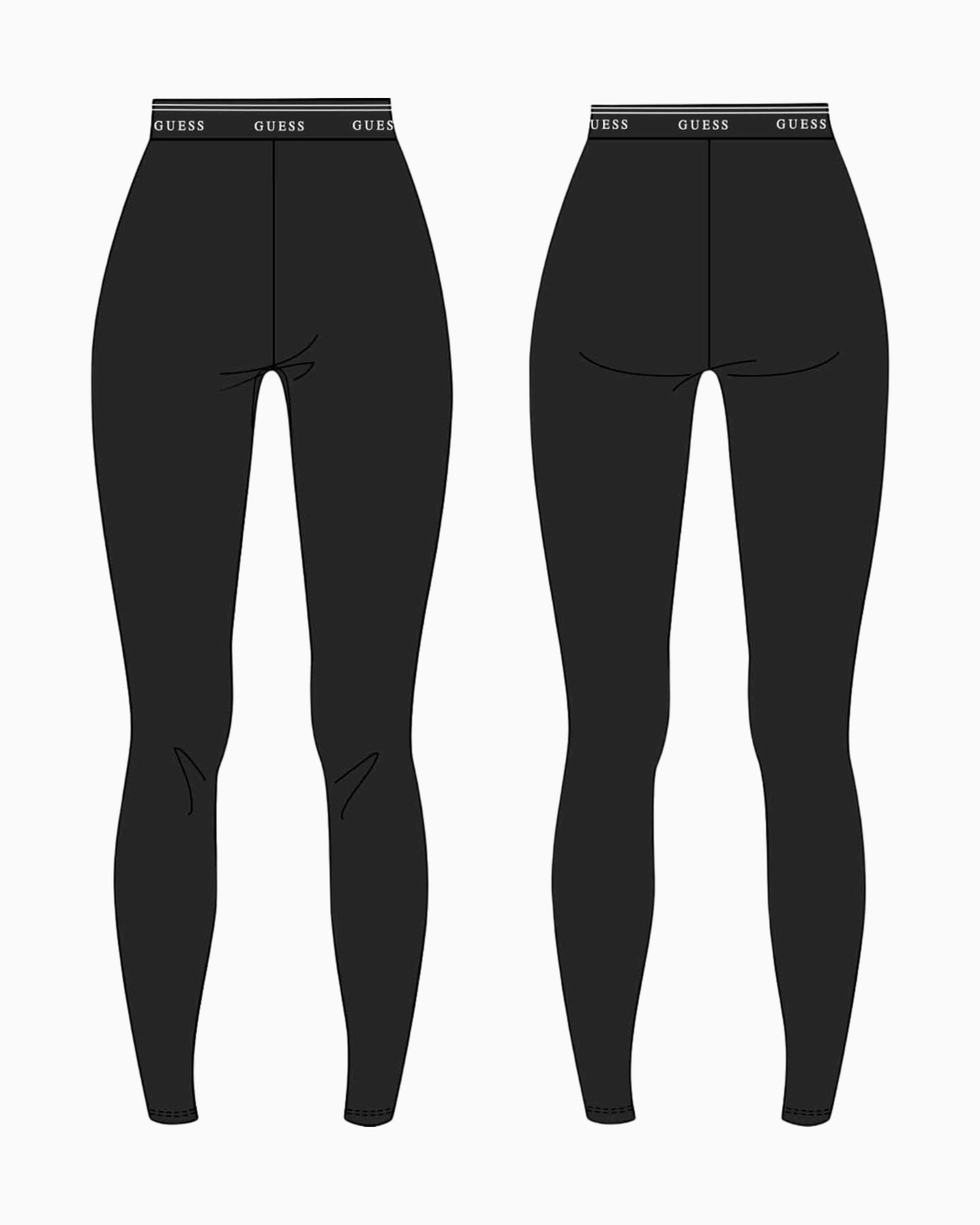 Guess Leggings V5BB06 K1942 JBLK - SanShopLuxury - 2025, Abbigliamento, Activewear, Autunno/Inverno, Donna, FW25, Guess, Idoneo, Leggings, M, Nero, New, S, XS