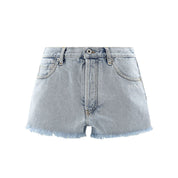 Off-White Short OWYC002S20DEN001/4500 - SanShopLuxury - -50%, 2020, 38, 39, 40, Abbigliamento, Blu, Donna, Off-White, Outlet, Primavera/Estate, Short, SS20