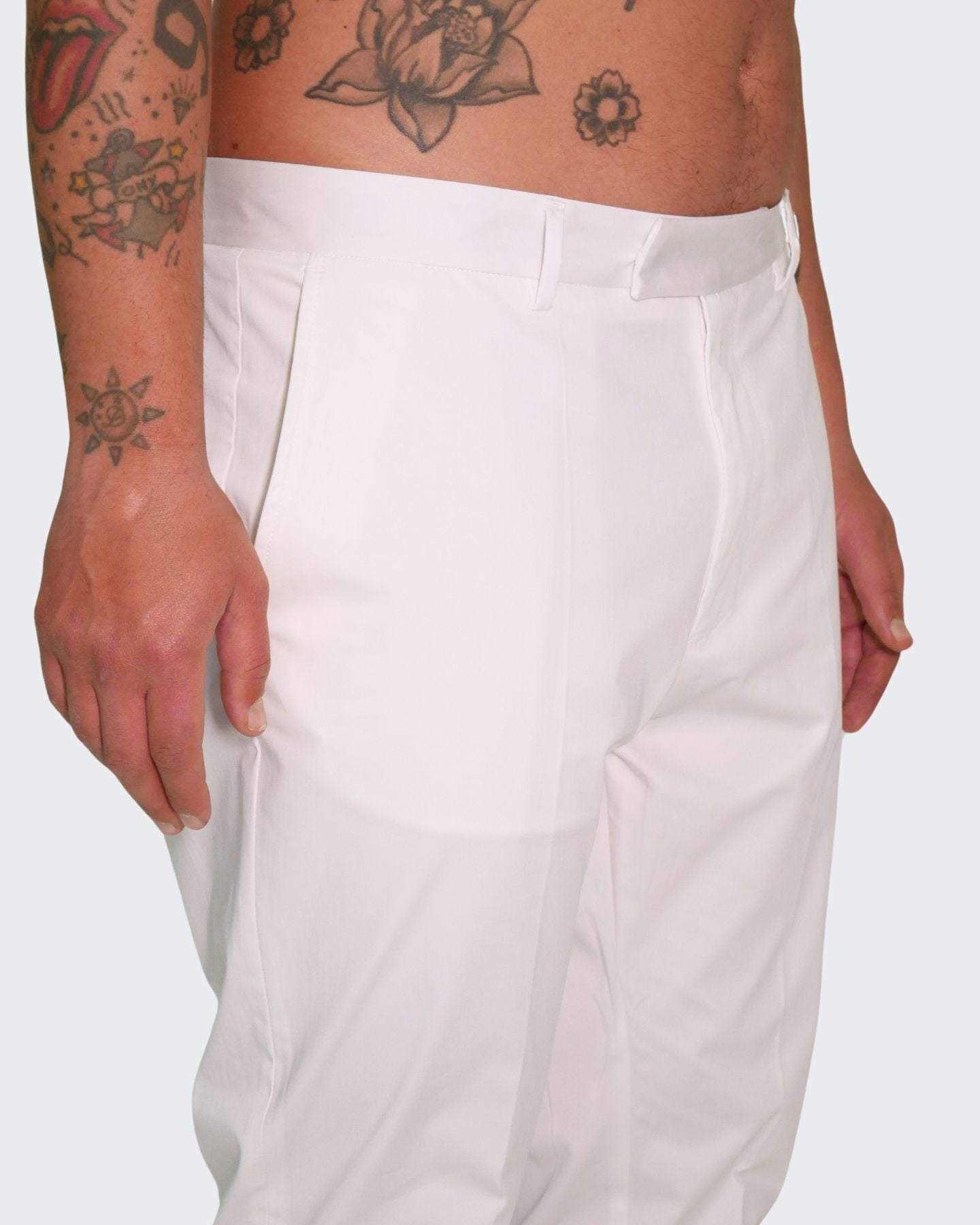 Chiodi Milano Pantalone SS24-0097-BIANCO