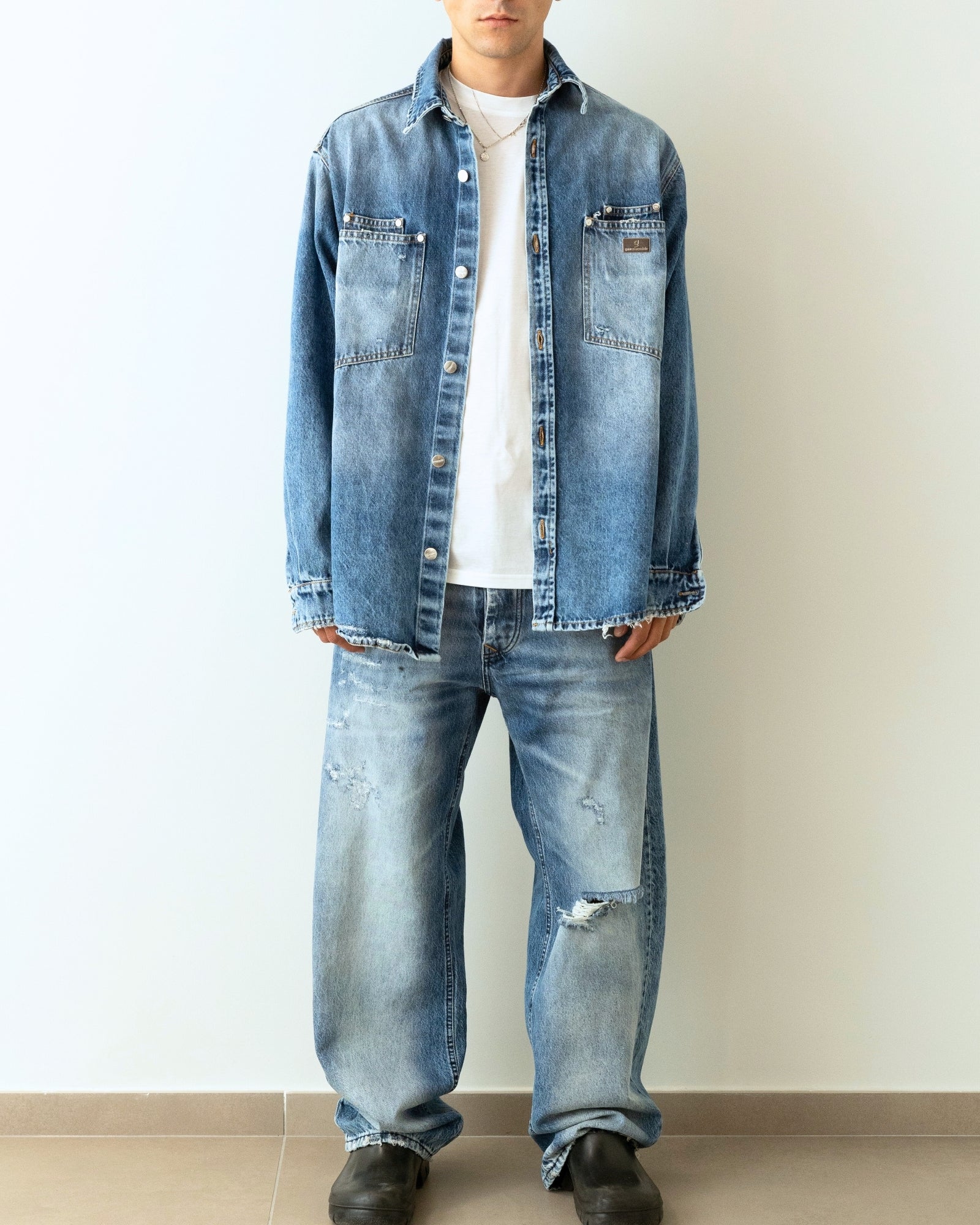 Gavensemble Camicia SHIRT140 - SanShopLuxury - 2024, Abbigliamento, Autunno/Inverno, Blu, Camicia, Continuativo, FW24, Gavensemble, Idoneo, L, M, Outlet, Primavera/Estate, S, Uomo, XL