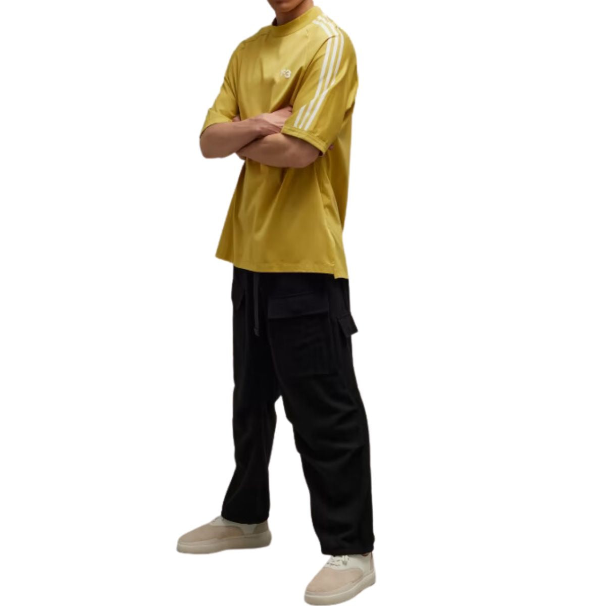 Adidas Y-3 T-Shirt IQ1785/YELLOW - SanShopLuxury - 2023, Abbigliamento, Adidas Y-3, Autunno/Inverno, Donna, FW23, Giallo, L, M, Outlet, S, Senape, T-Shirt, UNISEX, Uomo, XL