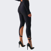 District Margherita Mazzei Leggings LT03 - SanShopLuxury - 2023, Abbigliamento, Activewear, Autunno/Inverno, District Margherita Mazzei, Donna, FW23, L, Leggings, M, Nero, Outlet, S, XS