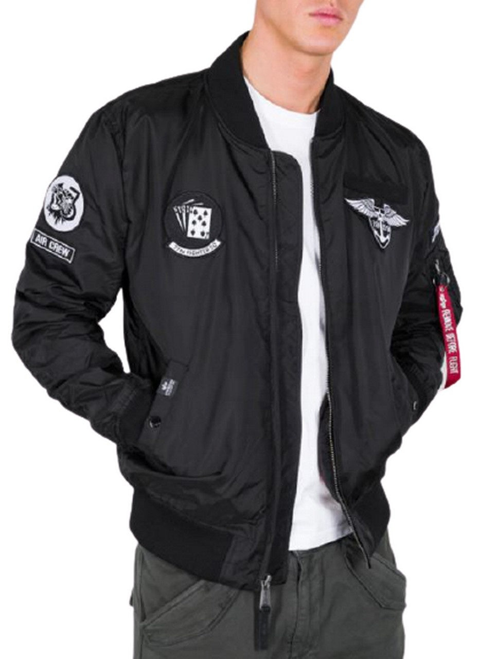 Alpha Industries Giubbino 196102 - SanShopLuxury - -50%, 2020, Abbigliamento, Alpha Industries, Giubbino, Nero, Outlet, Primavera/Estate, S, SS20, Ultimo, Uomo