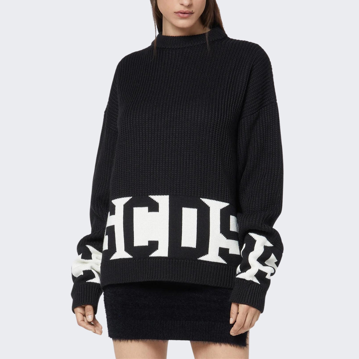 Gcds Maglieria CC94M380056 - SanShopLuxury - 2022, Abbigliamento, Autunno/Inverno, Carry Over, Gcds, Idoneo, L, M, Maglieria, Nero, New, Uomo, XL