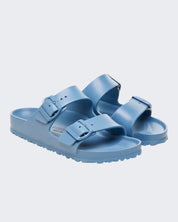 Birkenstock Sandali 1027376 - SanShopLuxury - 35, 36, 37, Beachwear, Birkenstock, Calzature, Carry Over, Celeste, Donna, Gomma, New, Primavera/Estate, Sandali, Stellato