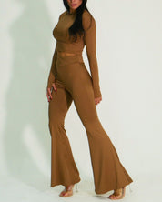 District Margherita Mazzei Top ED74 2311 - SanShopLuxury - 2024, 40, 42, 44, 46, Abbigliamento, Autunno/Inverno, Beige, Cuoio, District Margherita Mazzei, Donna, FW24, Idoneo, Outlet, Top