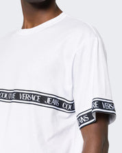 Versace Jeans Couture T-Shirt 76GAHC06/CJ01C003 - SanShopLuxury - 2024, Abbigliamento, Bianco, Idoneo, L, M, Outlet, Primavera/Estate, SS24, T-Shirt, Uomo, Versace Jeans Couture, XL, XXL