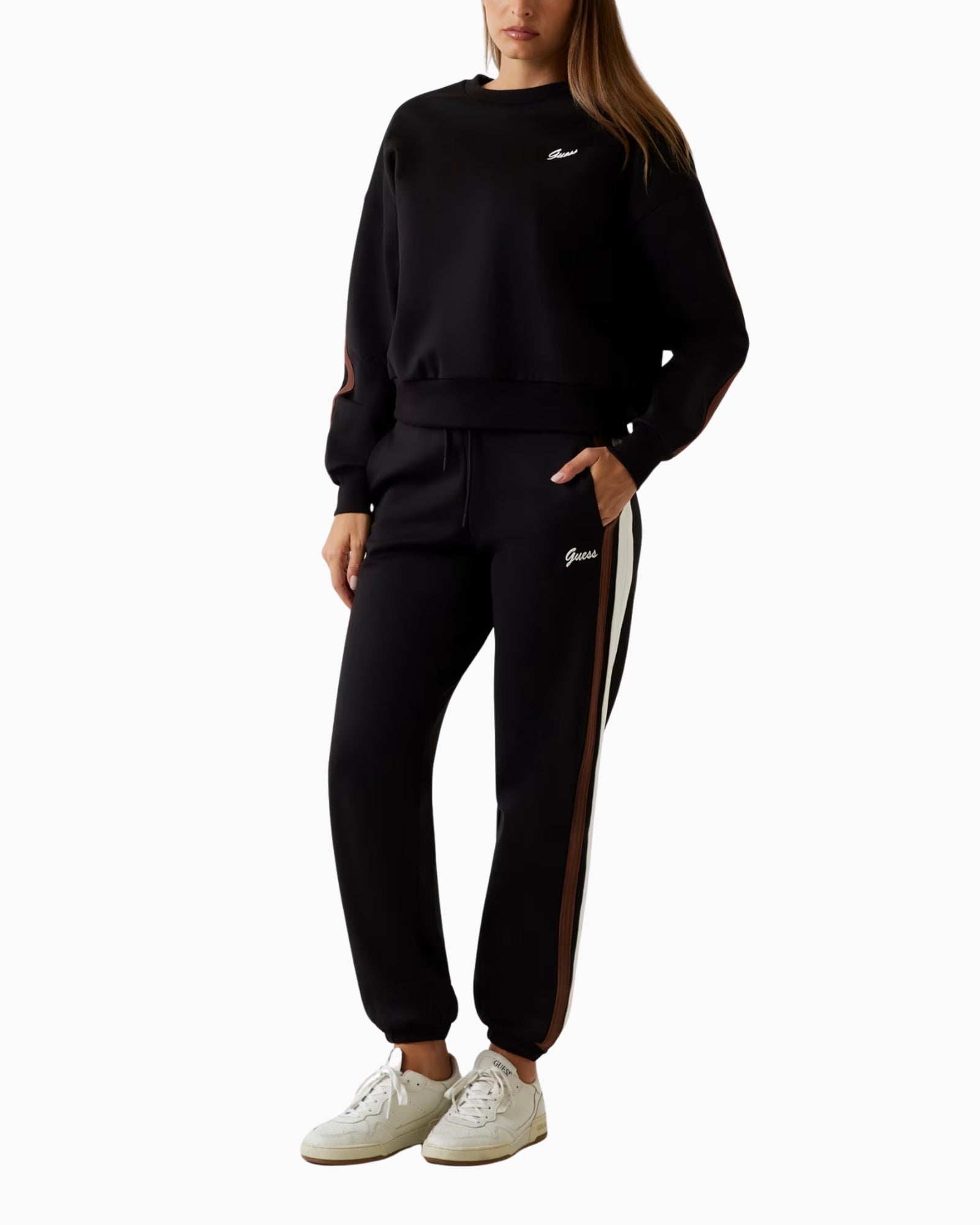 Guess Pantatuta V5BB02 KCX22 JBLK - SanShopLuxury - 2025, Abbigliamento, Autunno/Inverno, Donna, FW25, Guess, Idoneo, M, Nero, New, Pantatuta, S, XS