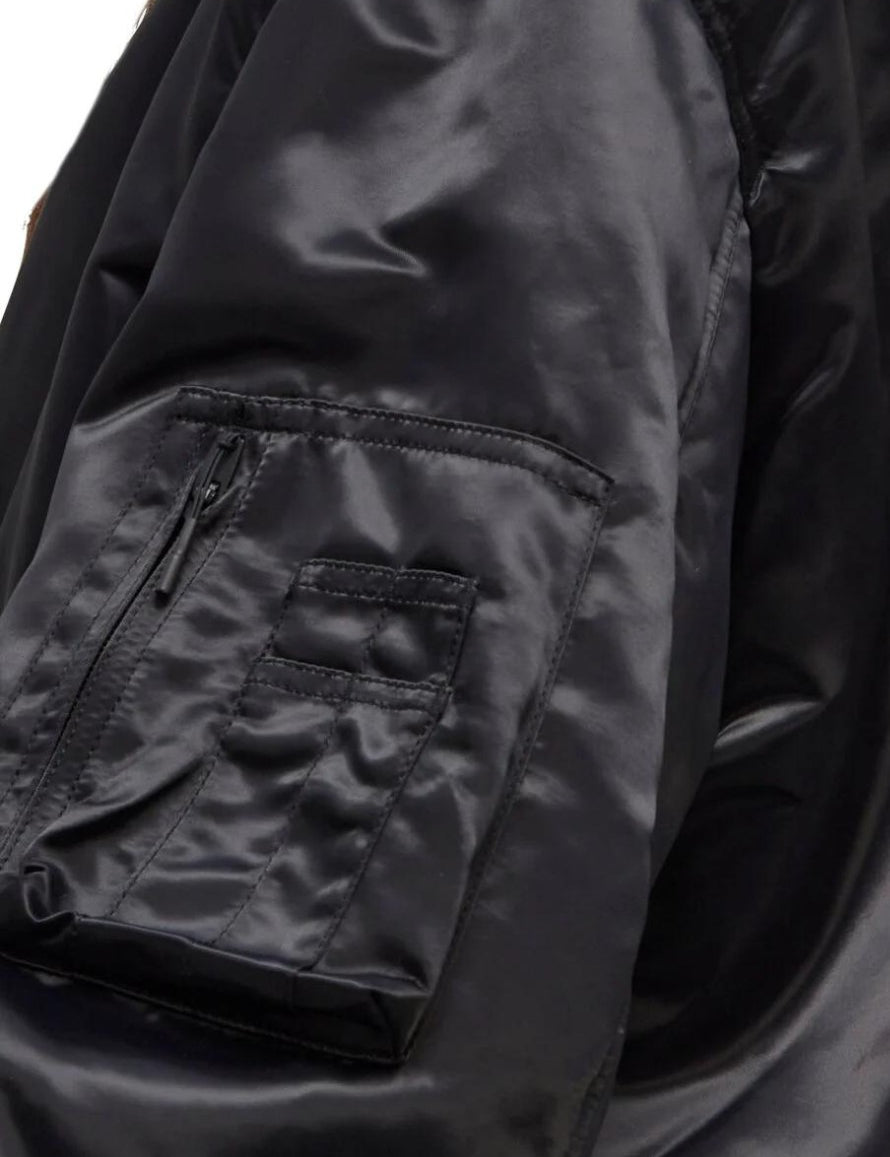 Inverno, Bomber, FW22, Giubbino, L, M, Nero, Outlet, Uomo, XL