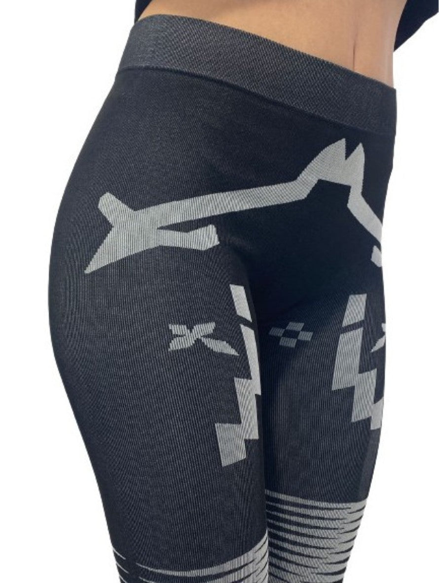 Marcelo Burlon Leggings CWCD002F15150671441001 - SanShopLuxury - -70%, 2015, Abbigliamento, Autunno/Inverno, Donna, FW15, Leggings, M, Marcelo Burlon, Nero, Outlet, Ultimo