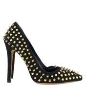 Jkf Tacchi ALEX BIS 4 CAMOSCIO/ORO - SanShopLuxury - -50%, 2019, 37, Autunno/Inverno, Calzature, Donna, FW19, Jkf, Nero, Outlet, Tacchi, Ultimo