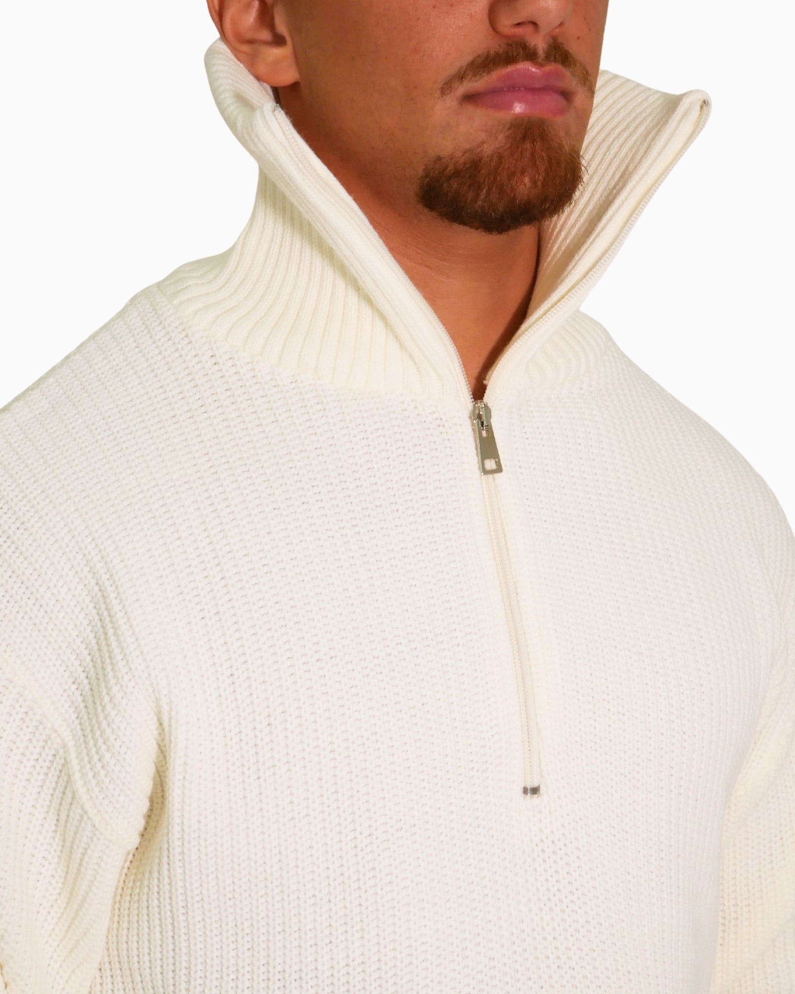 Inverno, FW25, Idoneo, L, M, Maglieria, New, Panna, Uomo, Why Not Brand, XL, XXL