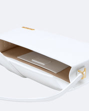 Jacquemus Borsa a Tracolla 221BA013-3060-100 - SanShopLuxury - 2024, Autunno/Inverno, Bianco, Borsa a Tracolla, Carry Over, Continuativo, Donna, Idoneo, Jacquemus, New, Primavera/Estate, Ultimo, Unica, Valigeria
