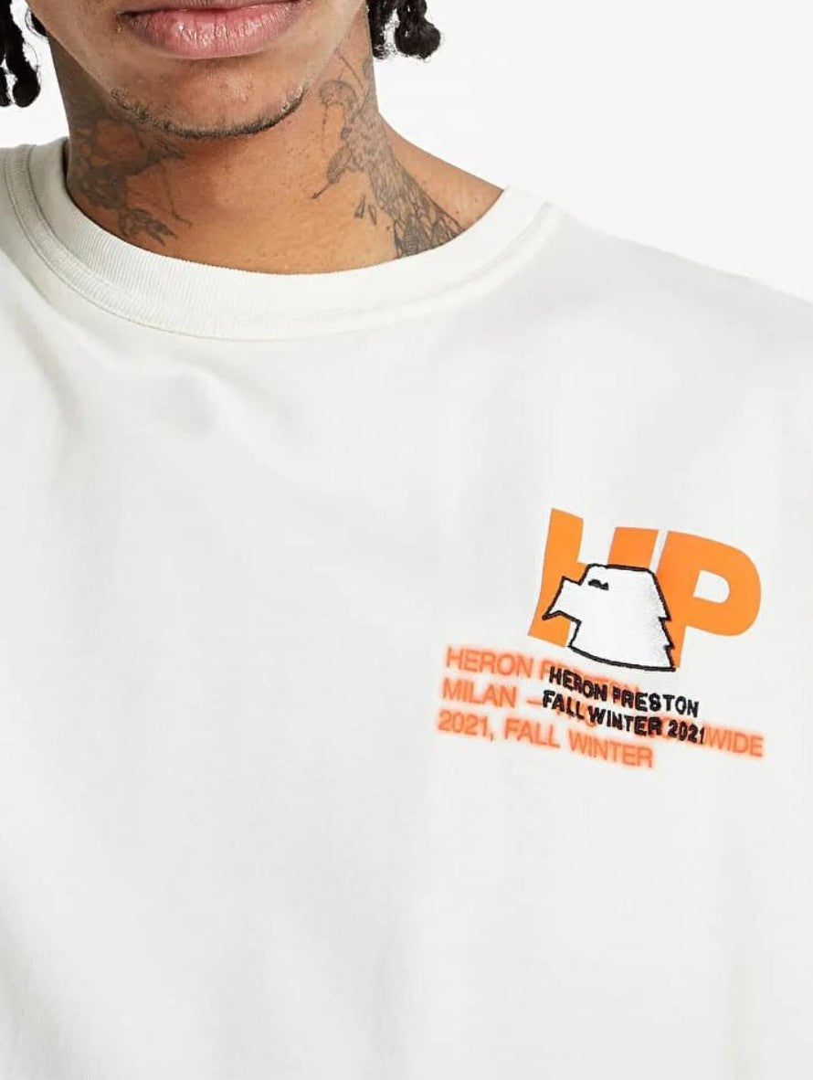 Heron Preston T-Shirt HMAA025F21JER0070440 - SanShopLuxury - -50%, 2021, Abbigliamento, Autunno/Inverno, Beige, FW21, Heron Preston, L, Outlet, S, T-Shirt, Ultimo, Uomo