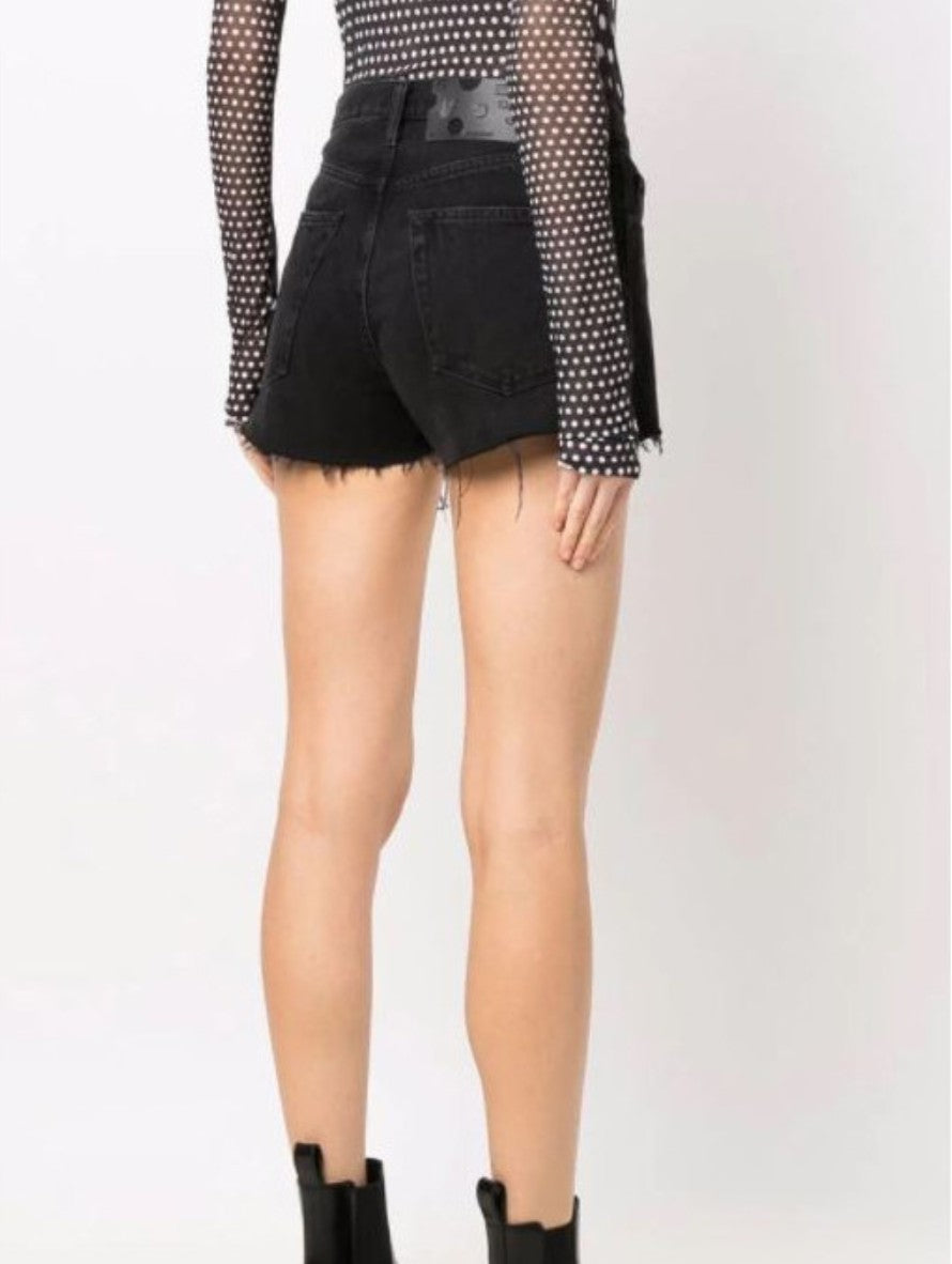 Off-White Short OWYC002F21DEN0011000 - SanShopLuxury - -50%, 2021, 39, 40, 41, Abbigliamento, Autunno/Inverno, Donna, FW21, Nero, Off-White, Outlet, Short