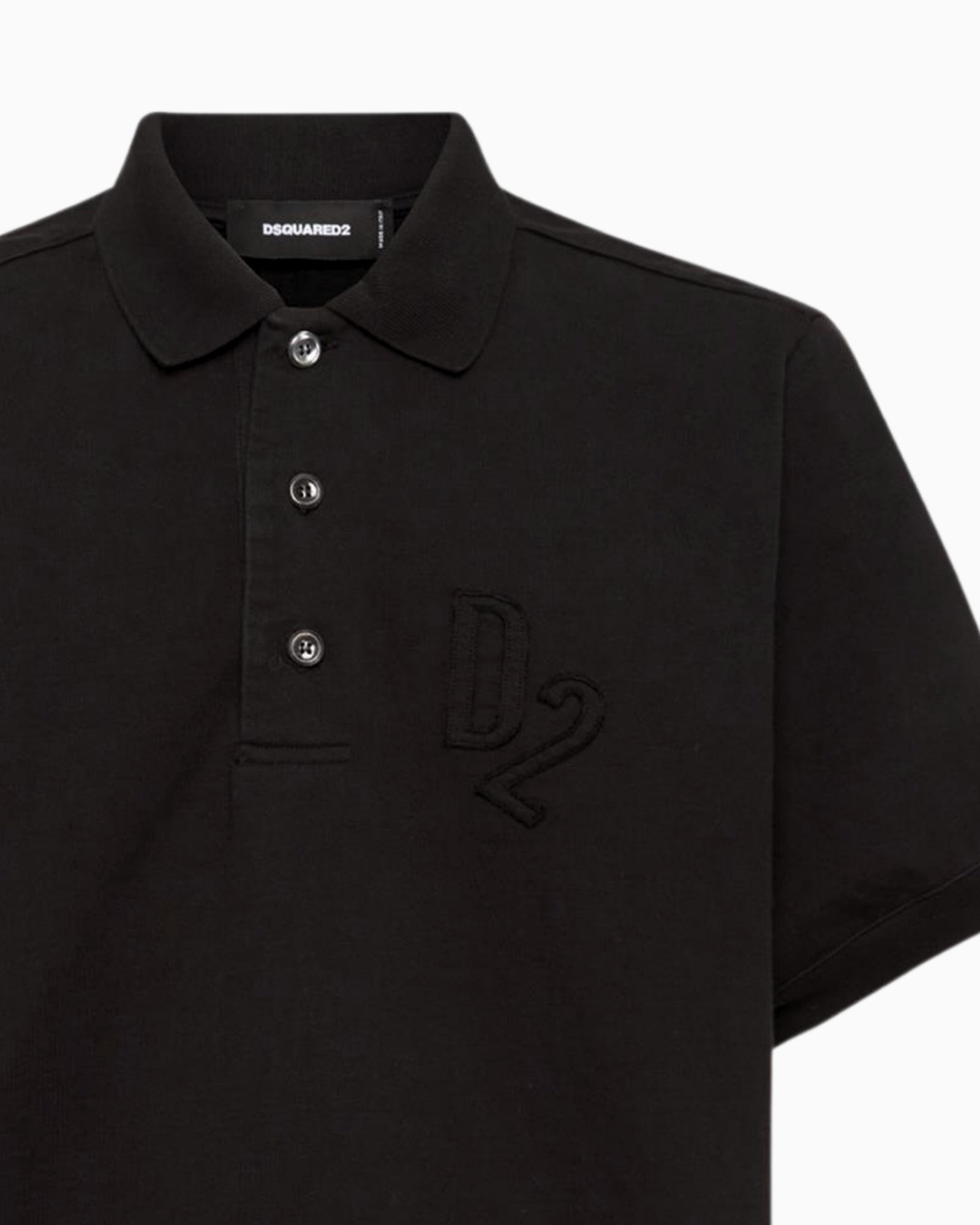 Dsquared2 T-Shirt Polo S74GL0089/D20073900 - SanShopLuxury - 2025, Abbigliamento, Autunno/Inverno, Dsquared2, FW25, Idoneo, L, M, Nero, New, T-Shirt Polo, Uomo, XL, XXL, XXXL