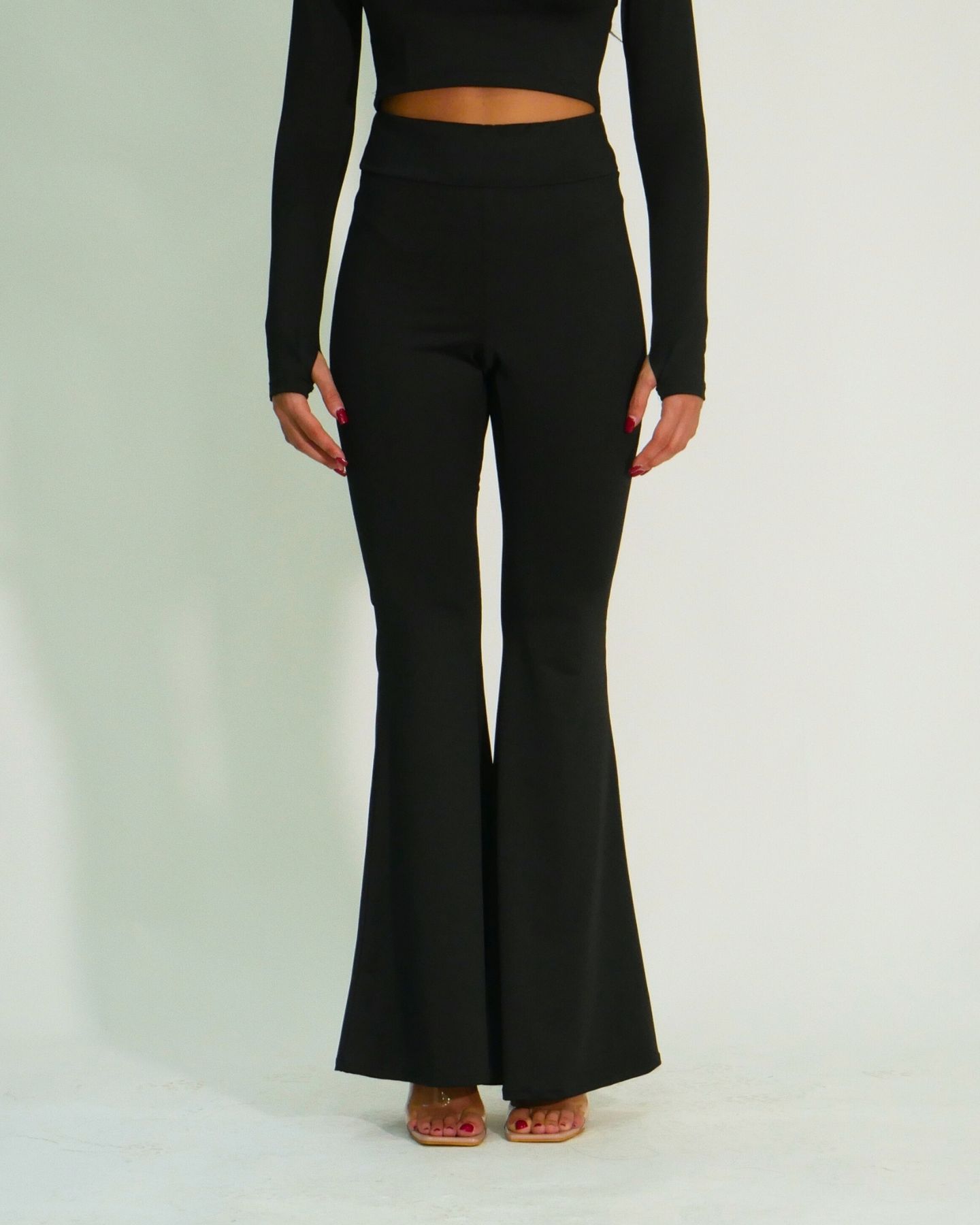 District Margherita Mazzei Pantalone ED75 0407 - SanShopLuxury - 2024, 40, 42, 44, 46, 48, A Zampa, Abbigliamento, Autunno/Inverno, District Margherita Mazzei, Donna, FW24, Idoneo, Nero, Outlet, Pantalone