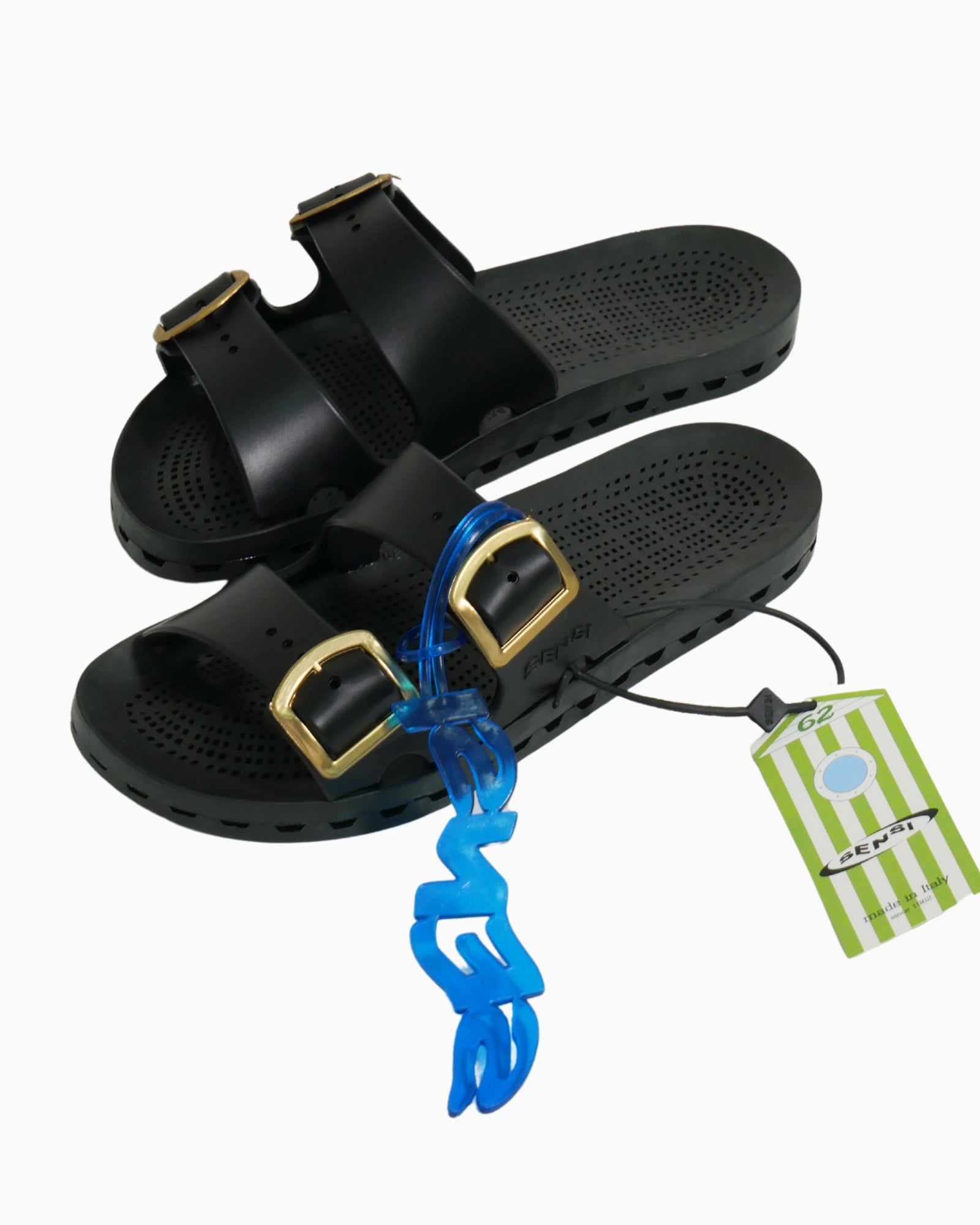 Sensi Sandali 4153/CITY001 - SanShopLuxury - 36/37, 38/39, 40/41, 42/43, 44/45, 46/47, Beachwear, Calzature, Carry Over, Donna, Gomma, Idoneo, Nero, New, Primavera/Estate, Sandali, Sensi, UNISEX, Uomo