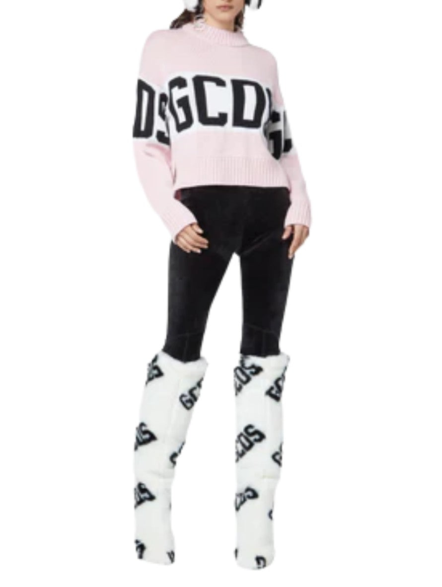 Gcds Maglieria CC94W380799 - SanShopLuxury - 2022, Abbigliamento, Autunno/Inverno, Carry Over, Donna, Gcds, Idoneo, L, M, Maglieria, Nero, Outlet, Rosa, XL