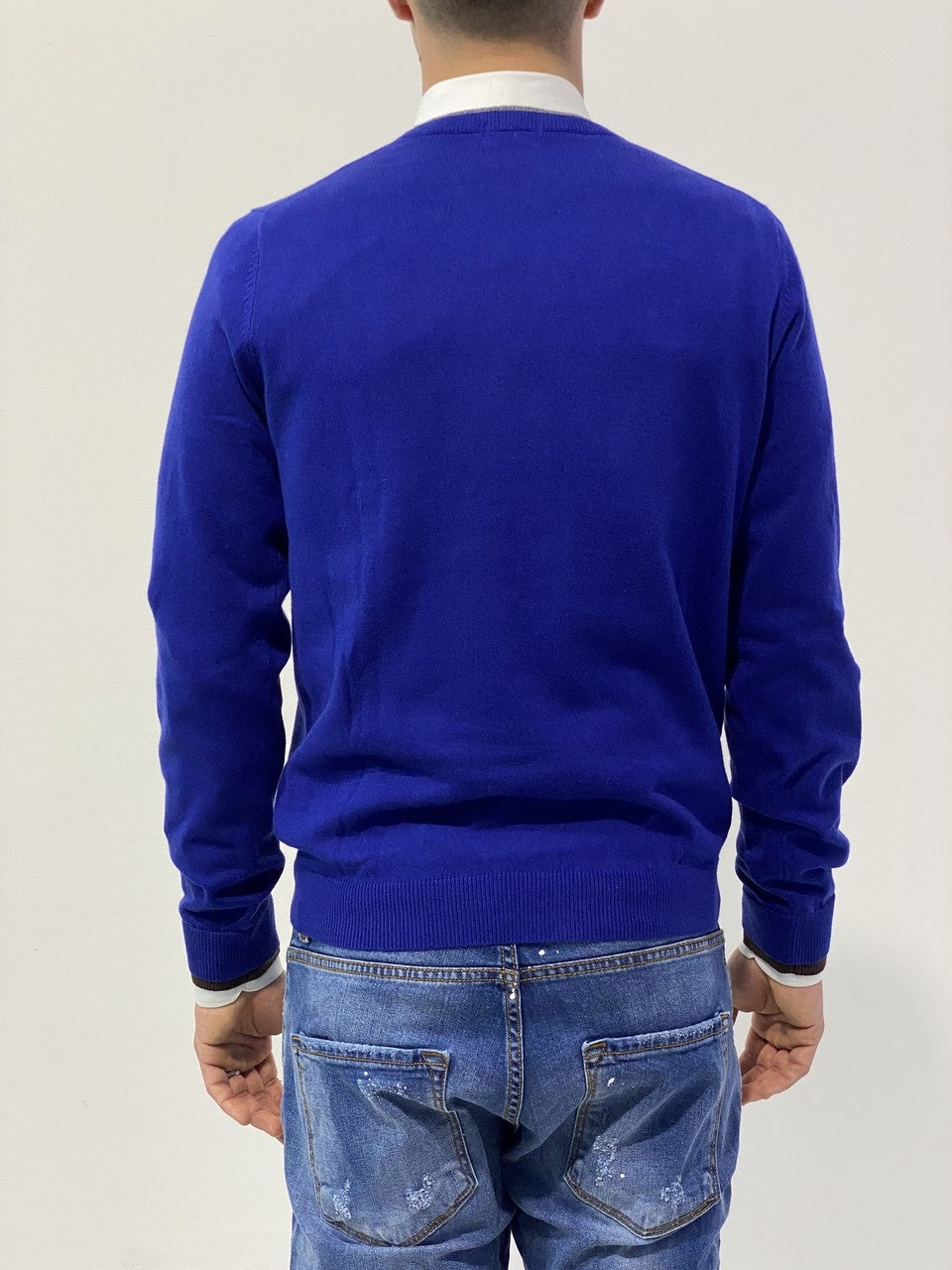 Sun 68 Maglieria 26144 - SanShopLuxury - -50%, 2018, Abbigliamento, Autunno/Inverno, Blu, FW18, M, Maglieria, Nero, Outlet, S, Sun 68, Uomo