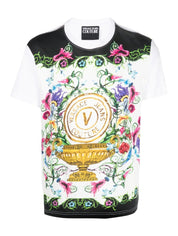 Versace Jeans Couture T-Shirt 74GAH6SG JS174 - SanShopLuxury - 2023, Abbigliamento, Bianco, L, Outlet, Primavera/Estate, SS23, T-Shirt, Ultimo, Uomo, Versace Jeans Couture