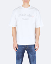 Dsquared2 T-Shirt S74GD1399/D20020100 - SanShopLuxury - 2025, Abbigliamento, Autunno/Inverno, Bianco, Continuativo, Dsquared2, Idoneo, jeans, L, M, New, Primavera/Estate, S, SS25, T-Shirt, Uomo, XL