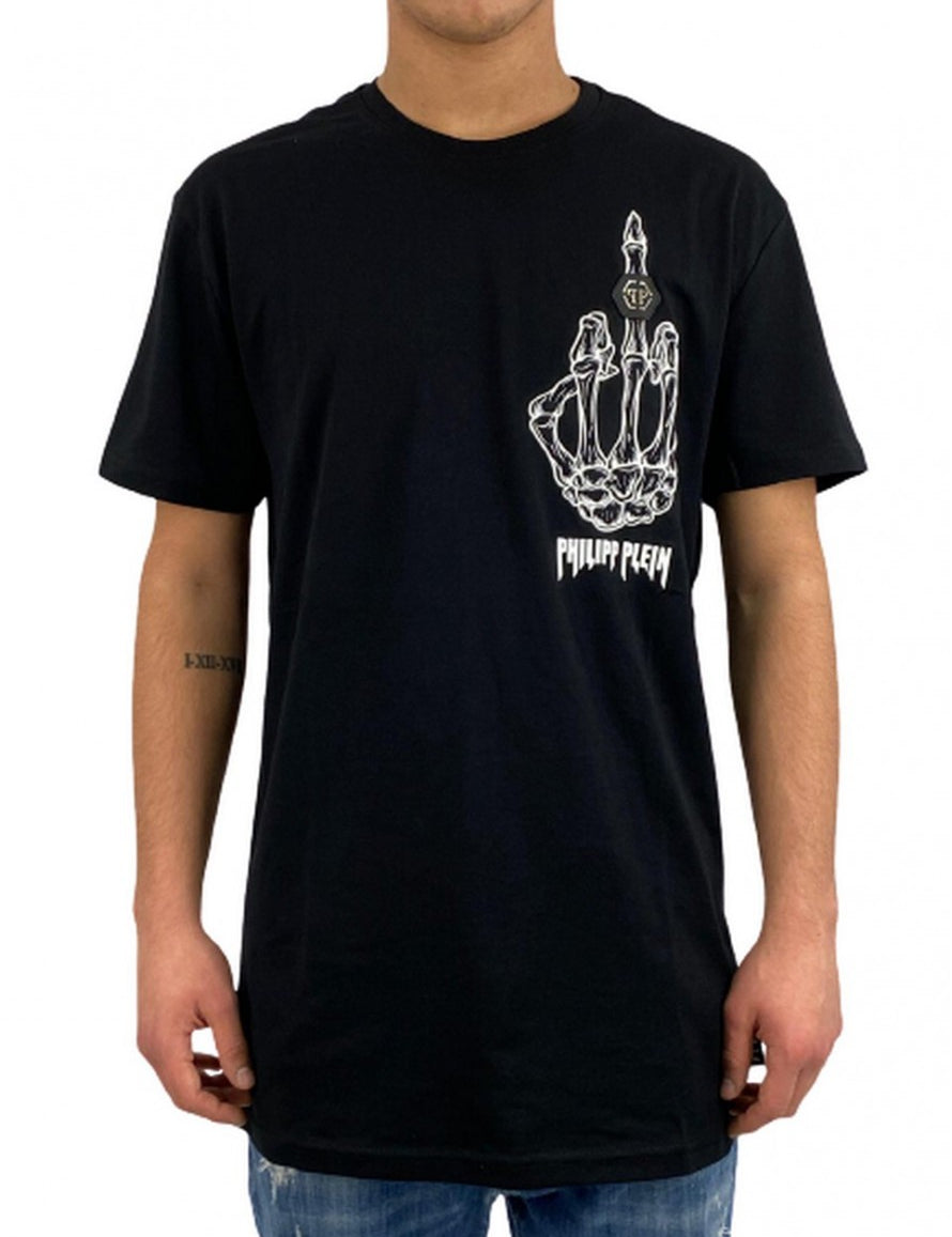 Inverno, FW20, M, Nero, Outlet, Philipp Plein, S, T-Shirt, Uomo, XL, XXL