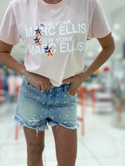 Marc Ellis T-Shirt TDS17 - SanShopLuxury - 2023, Abbigliamento, Bianco, Donna, L, M, Marc Ellis, Nero, Outlet, Primavera/Estate, Rosa, S, SS23, T-Shirt, XL, XS