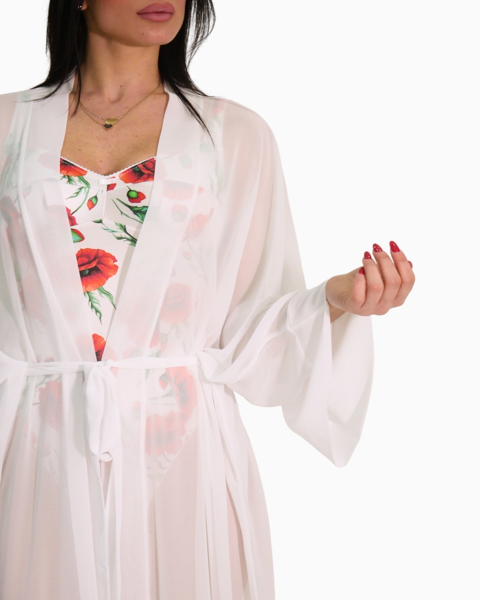 District Margherita Mazzei Copricostume 5WU73 0406 - SanShopLuxury - 2025, Abbigliamento, Beachwear, Bianco, Copricostume, District Margherita Mazzei, Donna, Idoneo, Kimono Lungo, New, Primavera/Estate, SS25, Ultimo, Unica