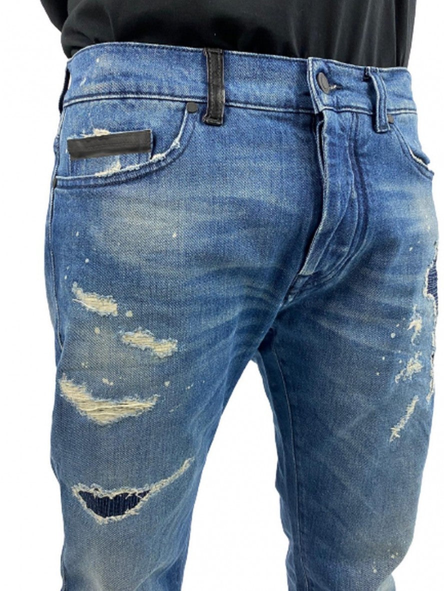 Marcelo Burlon Jeans CMCE003F16239062 - SanShopLuxury - -70%, 2016, 45, 46, Abbigliamento, Autunno/Inverno, Blu, FW16, Jeans, Marcelo Burlon, Outlet, Uomo