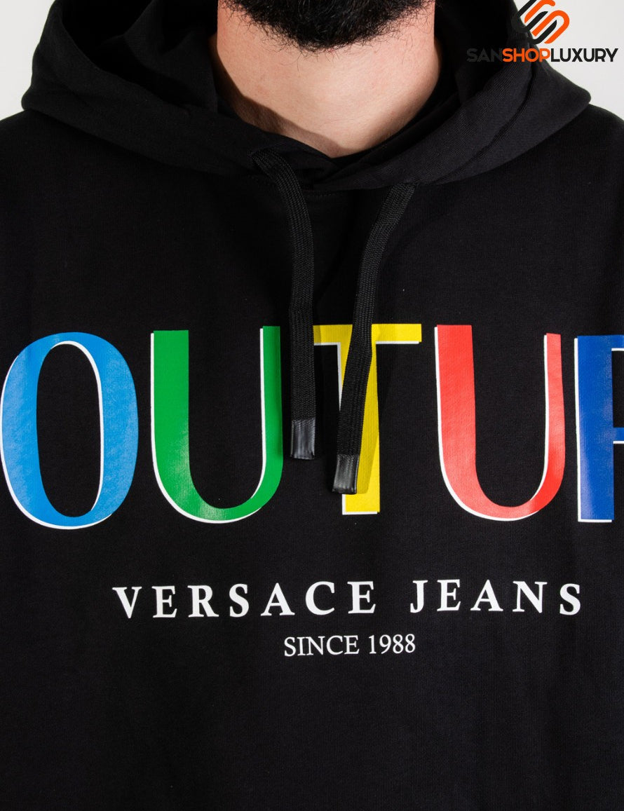 Inverno, Felpa, FW21, L, M, Nero, Outlet, S, Uomo, Versace Jeans Couture, XL