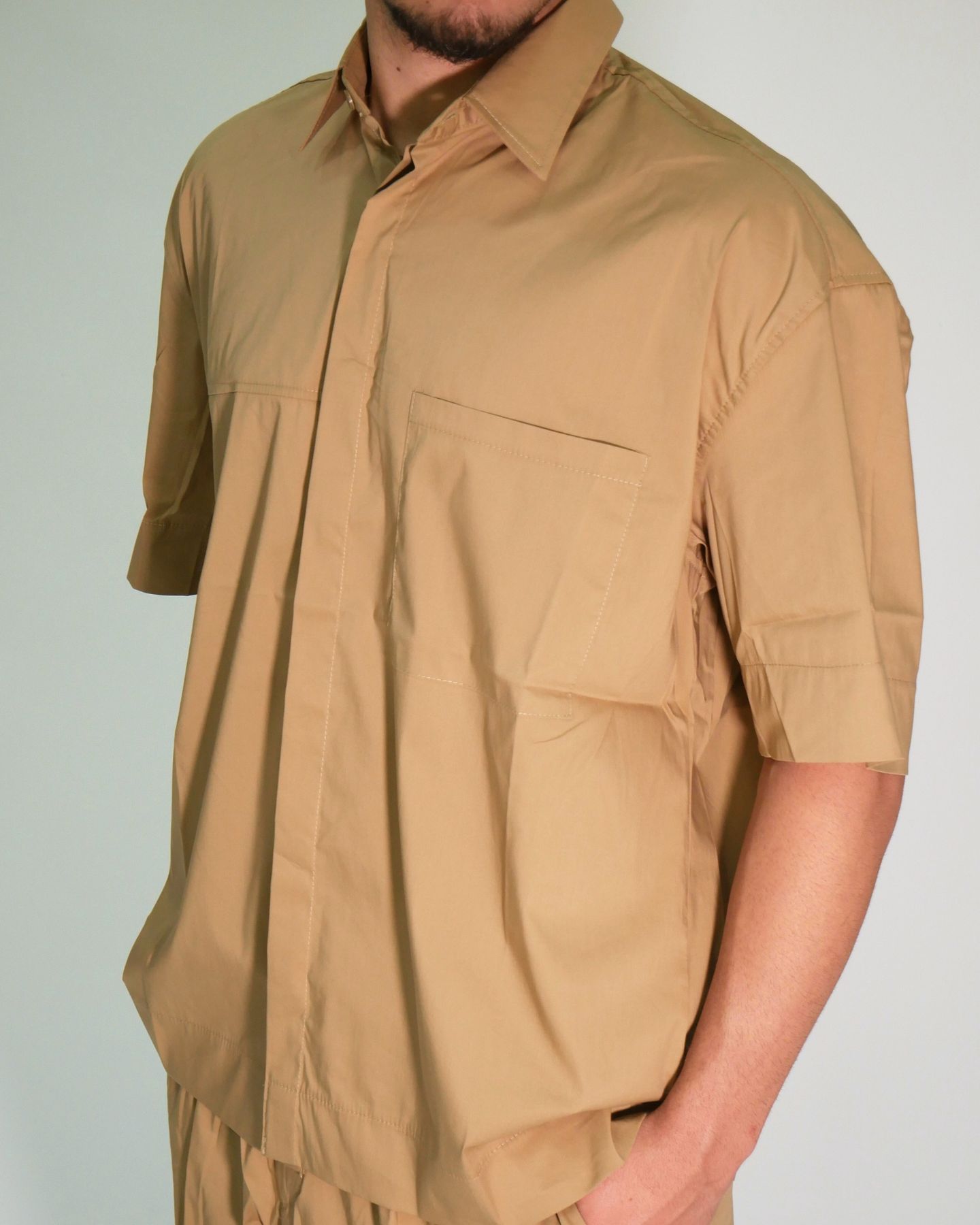 Gavensemble Camicia SHIRT100-B - SanShopLuxury - 2024, Abbigliamento, Beige, Camicia, Gavensemble, Idoneo, L, M, Outlet, Primavera/Estate, S, SS24, Uomo, XL, XXL