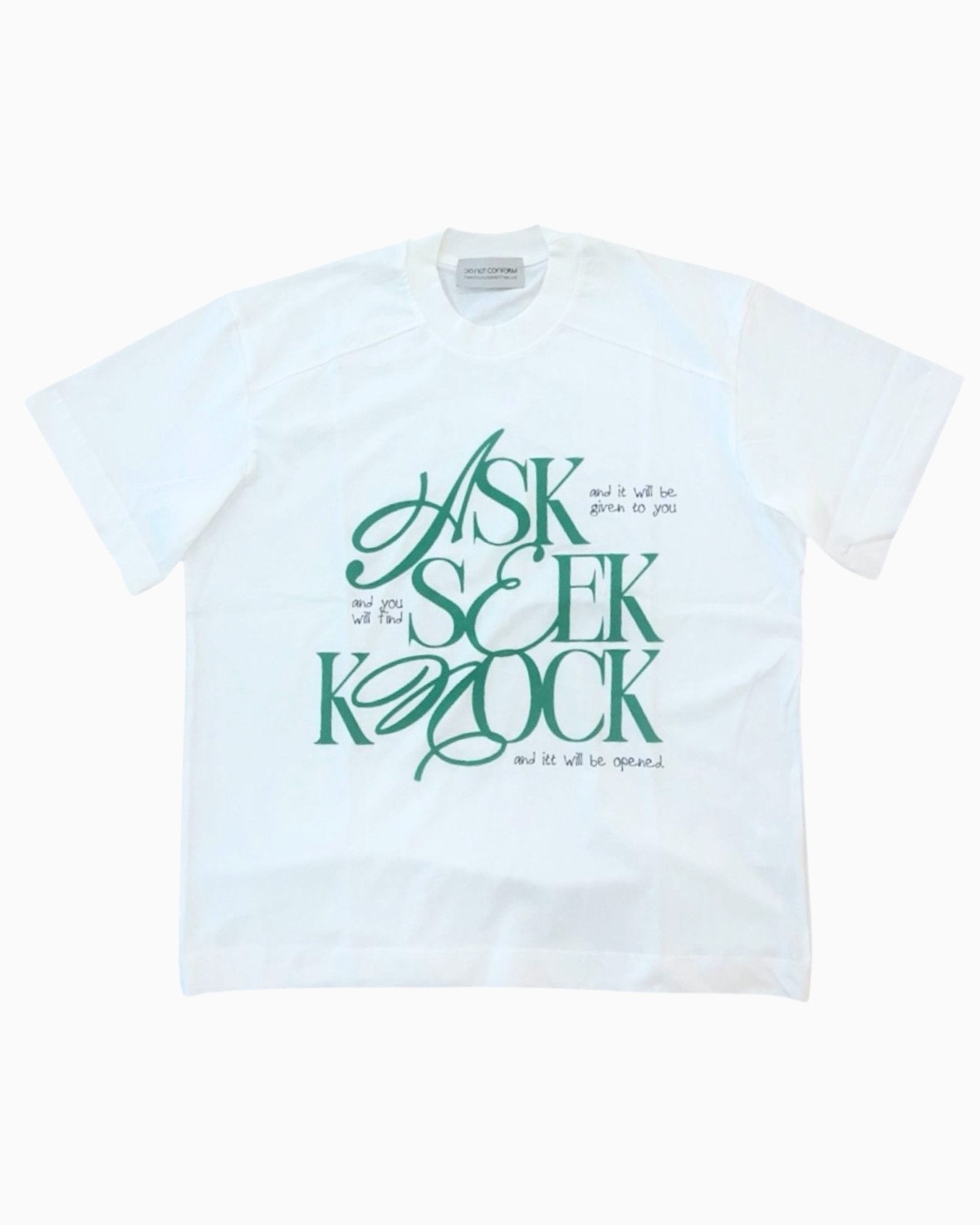 Donotconform T-Shirt TEE1510-B - SanShopLuxury - 2025, Abbigliamento, Autunno/Inverno, Bianco, Donotconform, FW25, Idoneo, L, M, New, S, T-Shirt, Uomo, XL