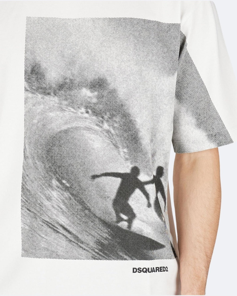 Dsquared2 T-Shirt S74GD1409/D20033100 - SanShopLuxury - 2025, Abbigliamento, Autunno/Inverno, Bianco, Continuativo, Dsquared2, Idoneo, jeans, L, M, New, Primavera/Estate, SS25, T-Shirt, Uomo, XL, XXL