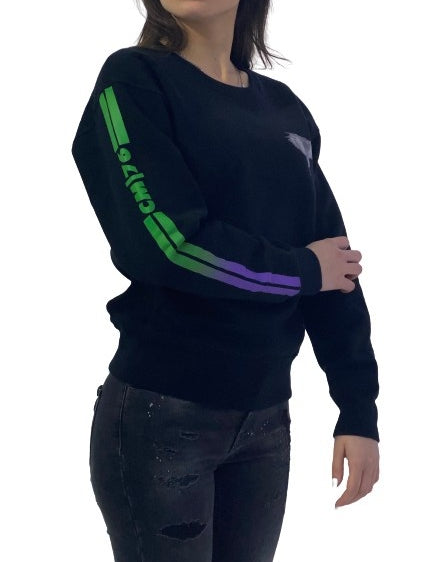 Inverno, Donna, Felpa, FW18, Girocollo, L, Marcelo Burlon, Nero, Outlet, S, XS