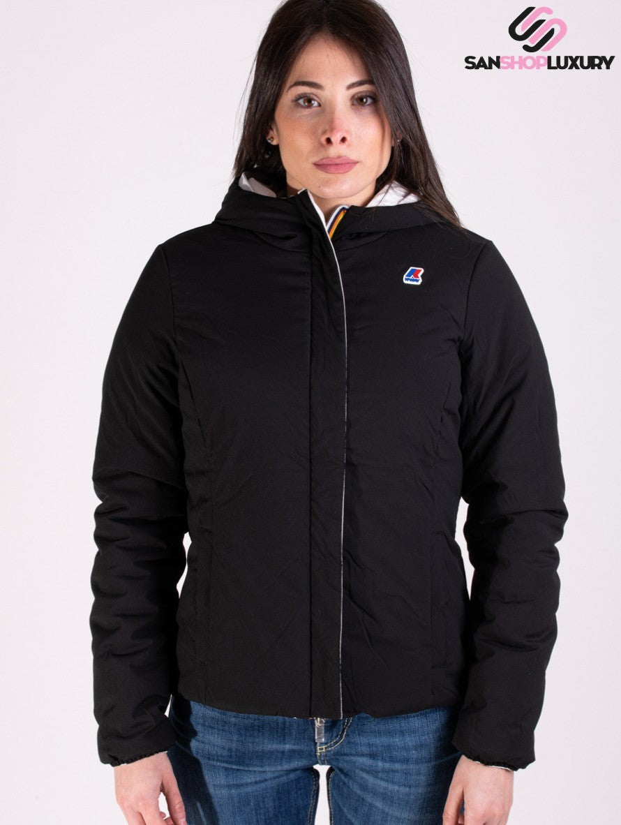 K-Way Giubbino K11199W - SanShopLuxury - -50%, 2021, Abbigliamento, Autunno/Inverno, Donna, FW21, Giubbino, Grigio, K-Way, L, Nero, Outlet, S, Ultimo, XL