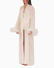 District Margherita Mazzei Copricostume 5CR72-0083 - SanShopLuxury - 2025, Abbigliamento, Beachwear, Burro, Copricostume, District Margherita Mazzei, Donna, Idoneo, Kimono Lungo, New, Primavera/Estate, SS25, Unica