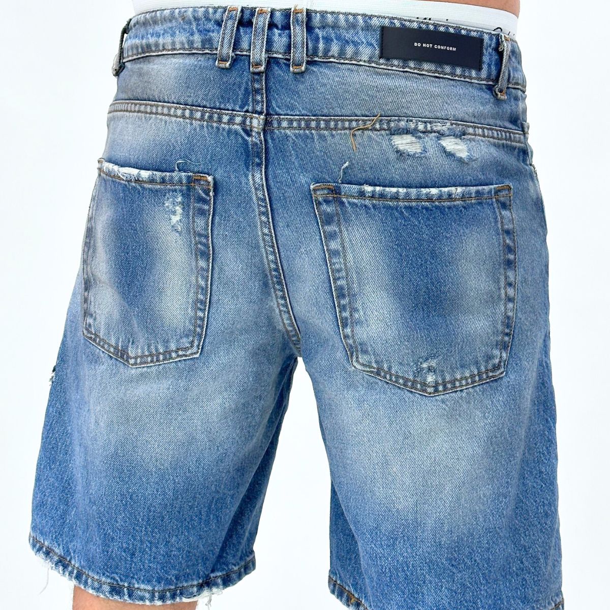 Donotconform Short S6050 - SanShopLuxury - 2023, 44, 46, 48, 50, 52, 54, Abbigliamento, Blu, Donotconform, jeans, Outlet, Primavera/Estate, Short, SS23, Ultimo, Uomo