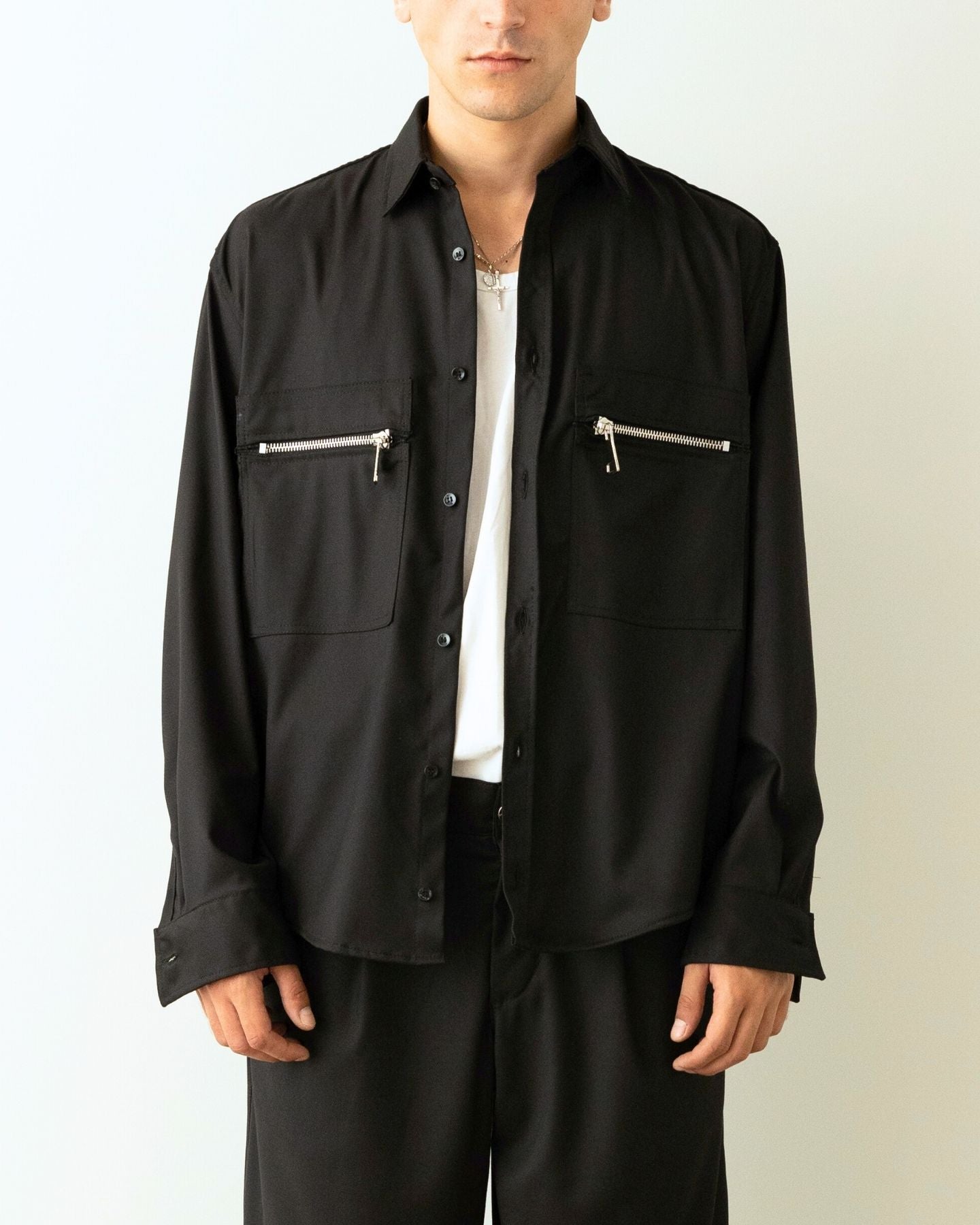 Inverno, Camicia, FW24, Gavensemble, Idoneo, L, M, Nero, Outlet, S, Uomo, XL, XXL