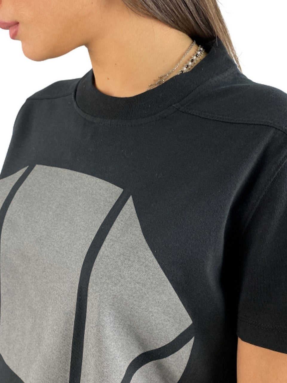 Rick Owens Drkshdw T-Shirt DS20F1205/RNEP509178 - SanShopLuxury - -50%, 2020, Abbigliamento, Autunno/Inverno, Donna, FW20, L, M, Nero, Outlet, Rick Owens Drkshdw, S, T-Shirt, XL