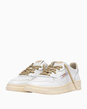 Autry Sneakers AULW-SW01 - SanShopLuxury - 2025, 36, 37, 38, 39, 40, Autry, Autunno/Inverno, Bianco-Oro, Calzature, Donna, FW25, New, Sneakers, Stellato
