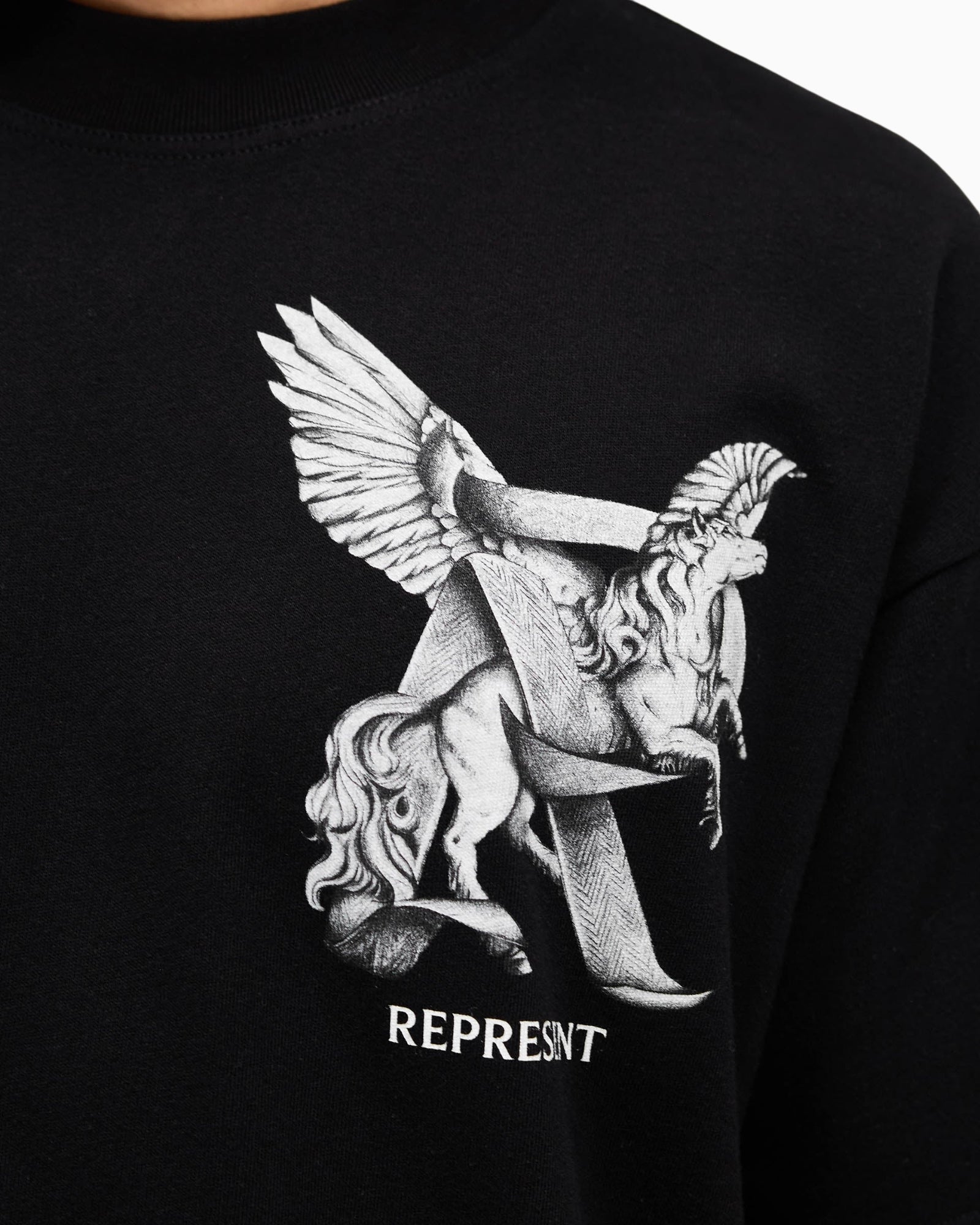 Represent T-Shirt MLM41066/01 - SanShopLuxury - 2025, Abbigliamento, Idoneo, L, M, Nero, New, Primavera/Estate, Represent, S, SS25, T-Shirt, Uomo, XL, XXL