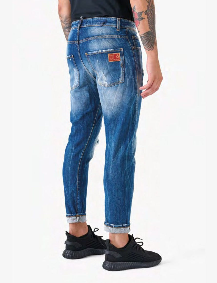 Inverno, Blu, FW22, Idoneo, Jeans, Outlet, Patriot, Ultimo, Uomo