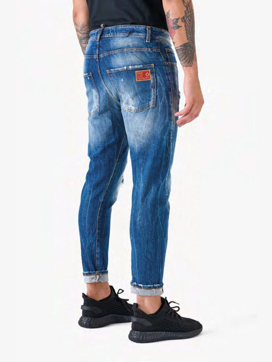 Patriot Jeans PKAY1585 - SanShopLuxury - 2022, 46, 48, 50, 52, 54, Abbigliamento, Autunno/Inverno, Blu, FW22, Idoneo, Jeans, Outlet, Patriot, Ultimo, Uomo