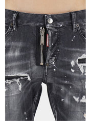 Dsquared2 Jeans S75LB0514 S30503 900 - SanShopLuxury - -50%, 2021, 38, 40, 42, 44, 46, Abbigliamento, Autunno/Inverno, Donna, Dsquared2, FW21, Jeans, Nero, Outlet