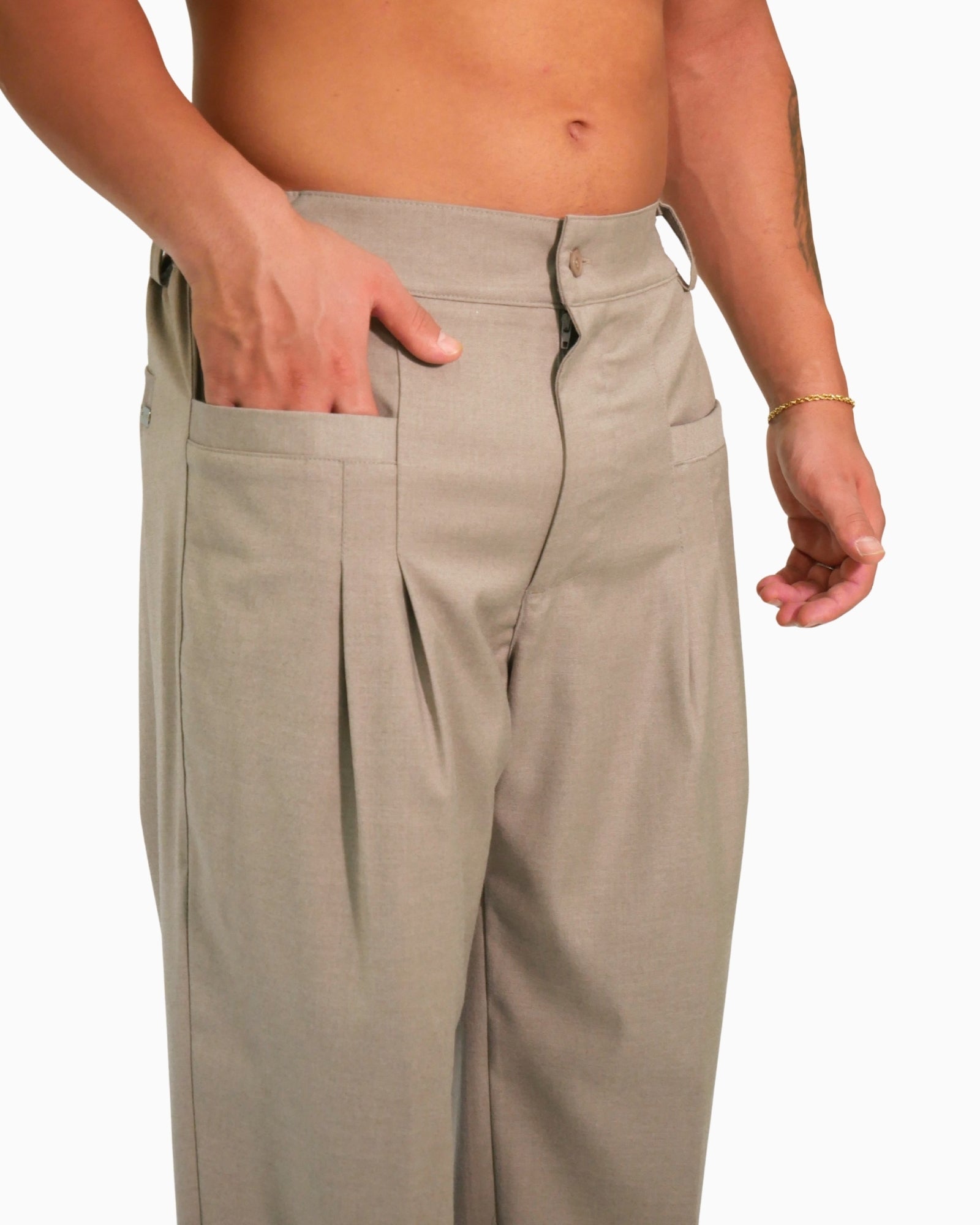 Stay Street Pantalone FW25-P6004-TAUPE