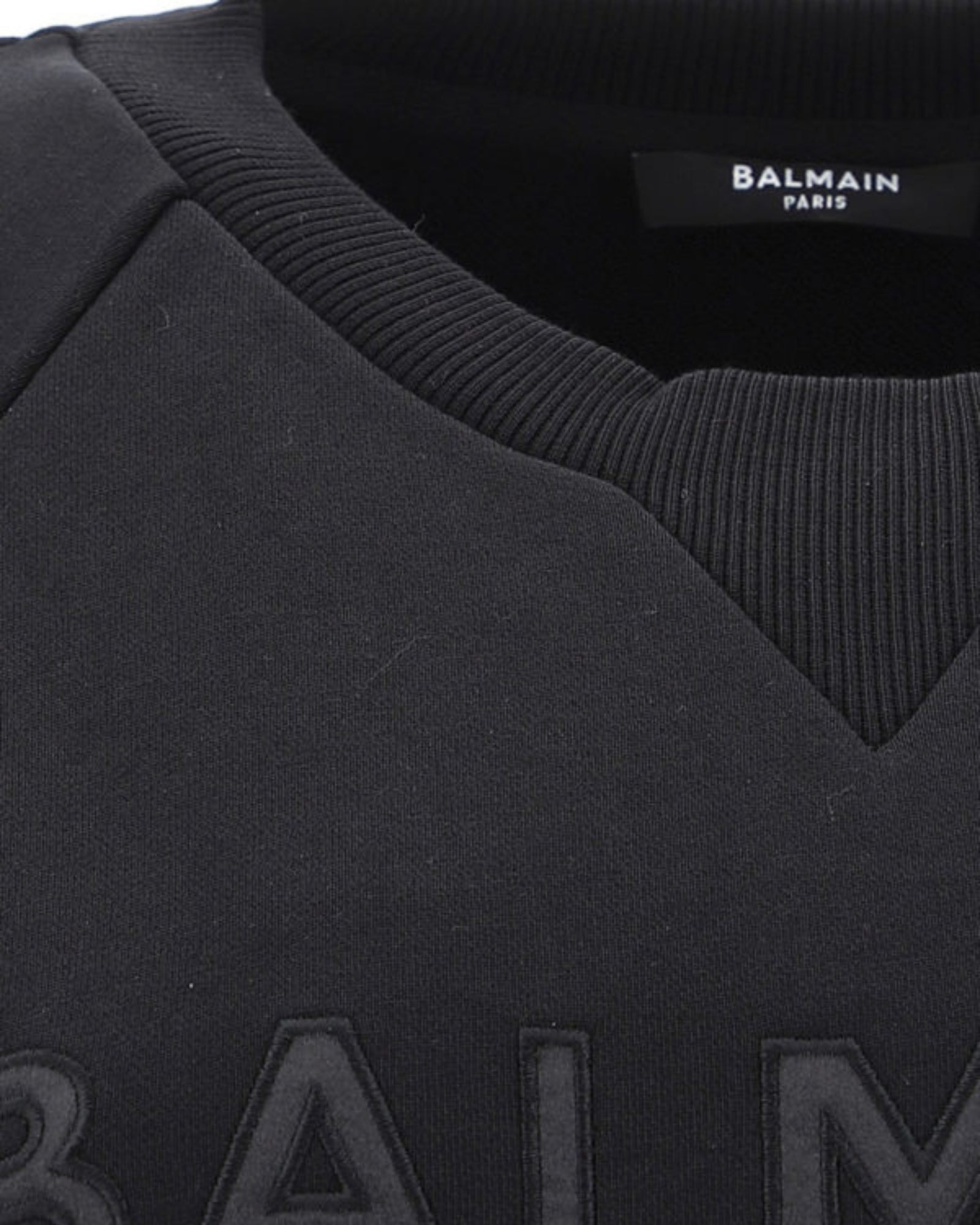 Balmain Felpa UF13691I497/EAP - SanShopLuxury - -50%, 2020, Abbigliamento, Autunno/Inverno, Balmain, Donna, Felpa, Felpe, FW20, L, Nero, Outlet, Ultimo, XXL