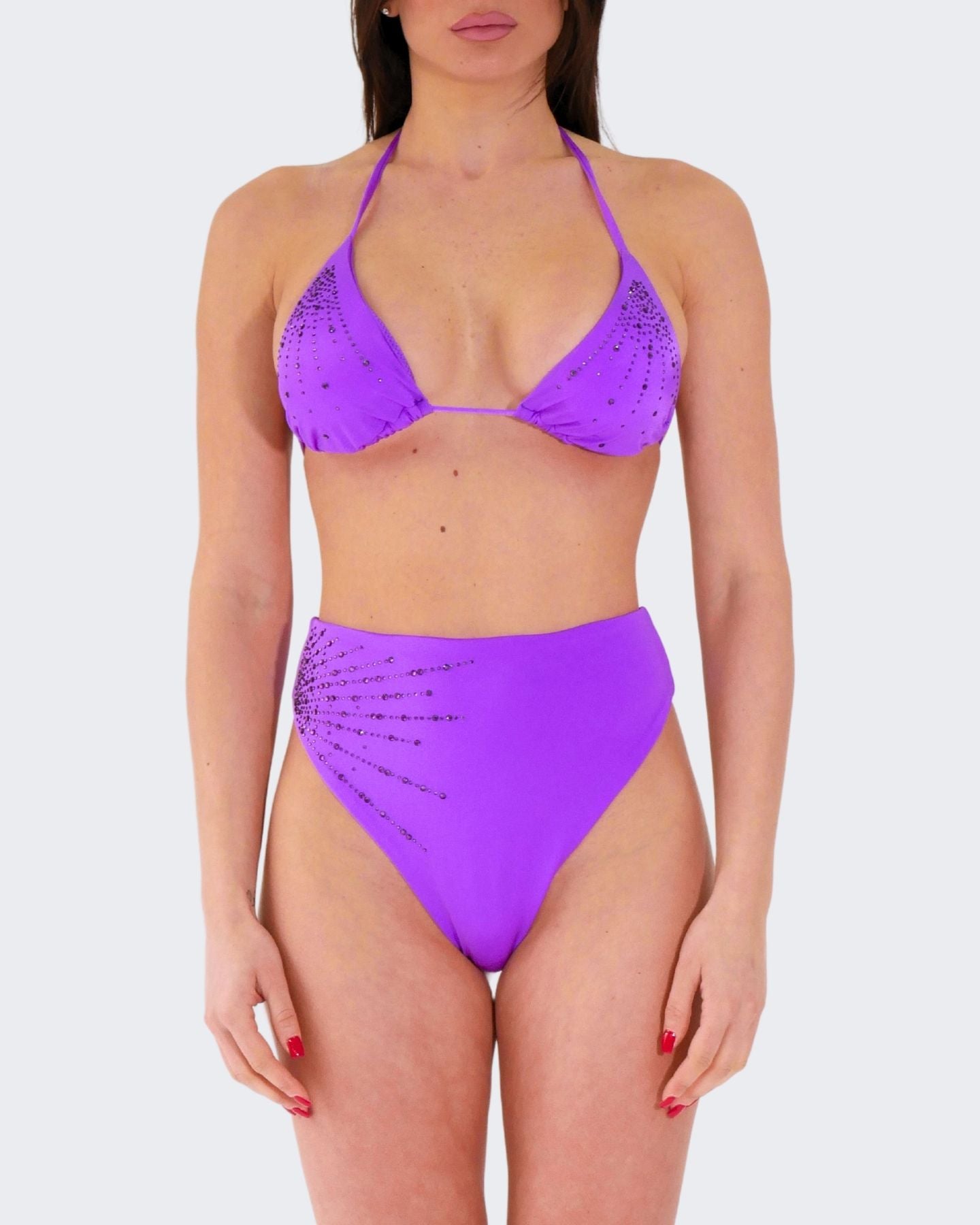 Fabrizia Costume LS01 0115 - SanShopLuxury - 2024, A triangolo, Abbigliamento, Beachwear, Costume, Donna, Fabrizia, Idoneo, L, M, Outlet, Primavera/Estate, S, SS24, Ultimo, Viola